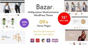 Bazar Nulled Multipurpose WooCommerce WordPress Theme Free Download