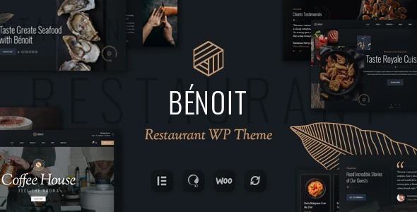 Benoit Restaurants & Cafes WordPress Theme Nulled