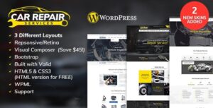 Car Repair Services & Auto Mechanic Nulled WordPress Theme Free Download