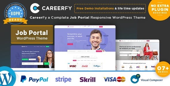 Careerfy Job Board WordPress Theme Free Download