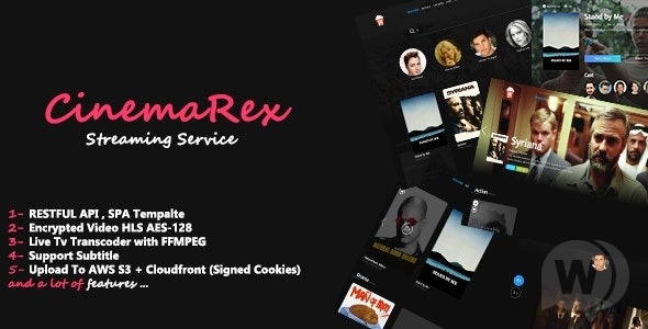 CinemaRex Online Movie Theater Script Nulled Free Download
