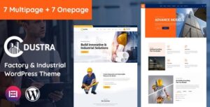 Dustra Nulled Factory Industrial & Construction WordPress Theme Free Download