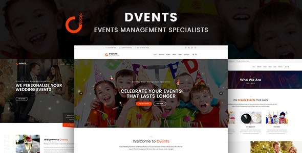Dvents Nulled Events Management Companies and Agencies WordPress Theme Free Download