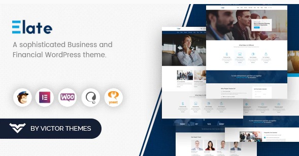 Elate Nulled Financial Consulting WordPress Theme Free Download
