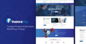 FinancePlus Nulled Consulting Business WordPress Theme Free Download