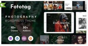 Fototag Nulled Photography WordPress Theme Free Download