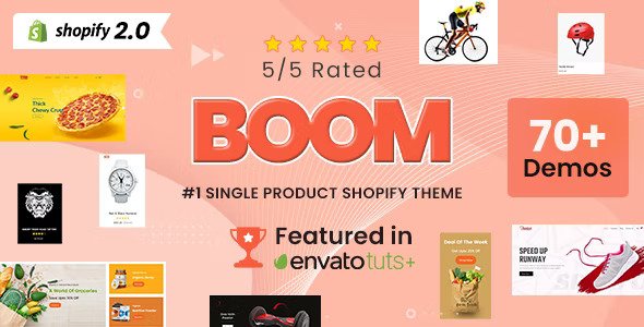 Free Download Boom - Responsive Multipurpose Shopify Theme Nulled