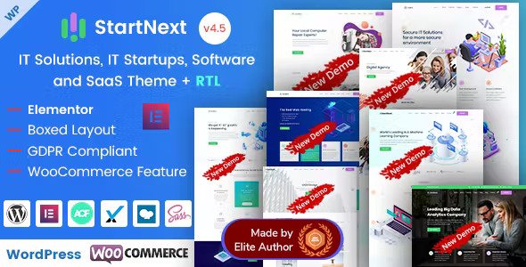 Free Download StartNext - IT Startup & Technology Services WordPress Theme Nulled