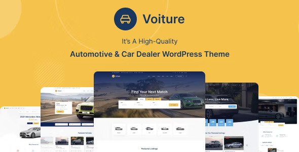 Free Download Voiture – Automotive & Car Dealer WordPress Theme Nulled