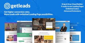 Getleads High Nulled Performance Landing Page WordPress Theme Free Download