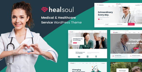 Healsoul Medical Care, Home Healthcare Service WP Theme Nulled