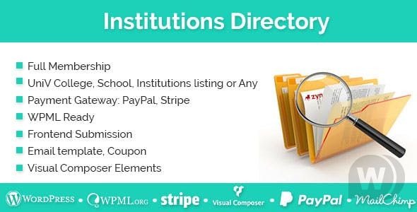 Institutions Directory Nulled Free Download