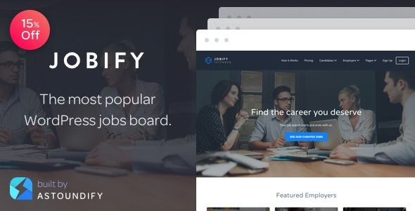 Jobify Nulled The Most Popular WordPress Job Board Themes Free Download