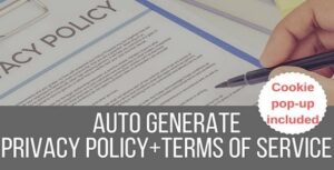 Legalize Nulled Privacy Policy Terms of Service Generator and EU Cookie Law Popup Plugin for WordPress Free Download