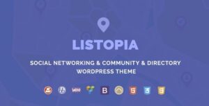 Listopia Nulled Directory, Community WordPress Theme Free Download
