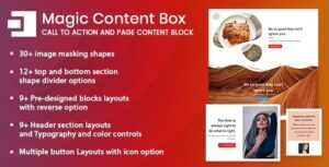 Magic Content Box Page Content Builder Gutenberg Block for WordPress Nulled Free Download