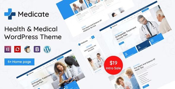 Medicate Nulled Health & Medical WordPress Theme Free Download