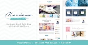 Melania Nulled Handmade Blog & Crafts Shop Aristic WordPress Theme Free Download