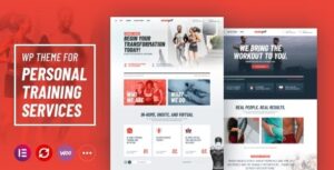 NanoFit Nulled WP Theme for Personal Training Services Free Download