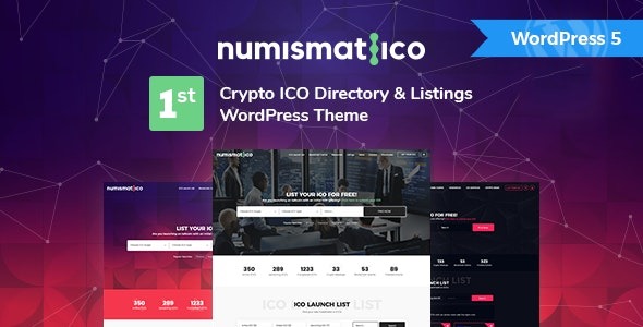 Numismatico Nulled Cryptocurrency Directory & Listings WordPress Theme Free Download