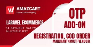 OTP add-on Nulled AmazCart Laravel Ecommerce System CMS Free Download