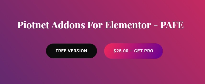 Piotnet Addons For Elementor Pro [PAFE] Nulled Free Download