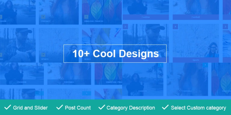 Post Category Image Grid and Slider Pro Nulled [By WPOnlineSupport] Free Download