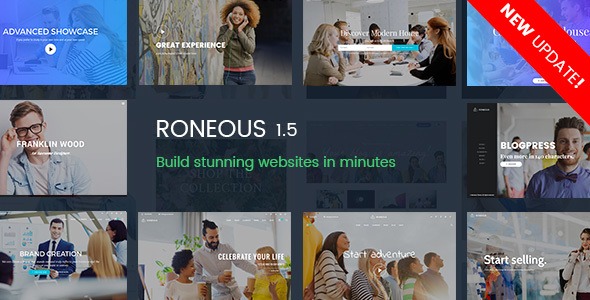 Roneous Creative Multi-Purpose WordPress Theme Nulled