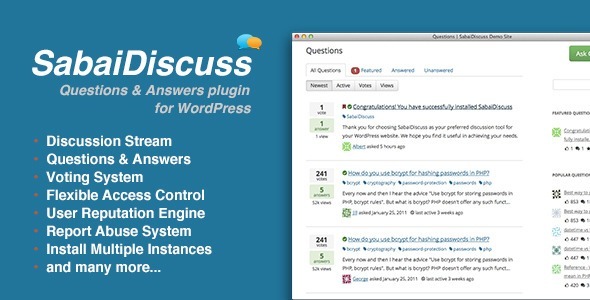 Sabai Discuss plugin for WordPress Nulled Free Download