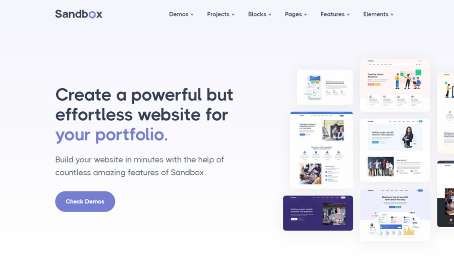Sandbox Nulled Modern & Multipurpose Bootstrap 5 Template Free Download
