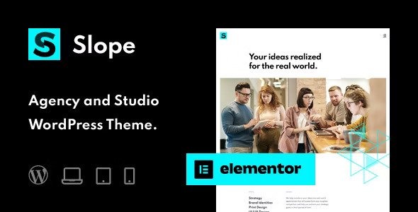 Slope Nulled Agency & Studio WordPress Theme Free Download