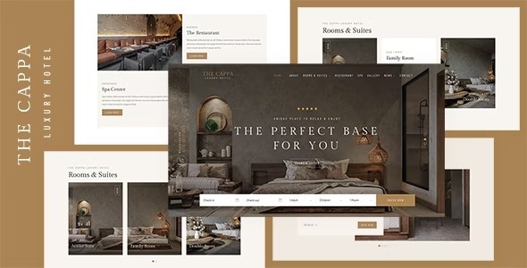 THE CAPPA Nulled Luxury Hotel Template Free Download