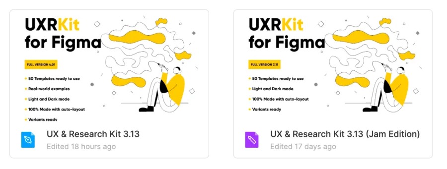 UXR Kit Nulled Research and Documentation templates for a Figma (Figma Design + Jam File) Free Download