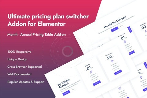 Ultimate Pricing Plan Switcher Addon for Elementor Nulled