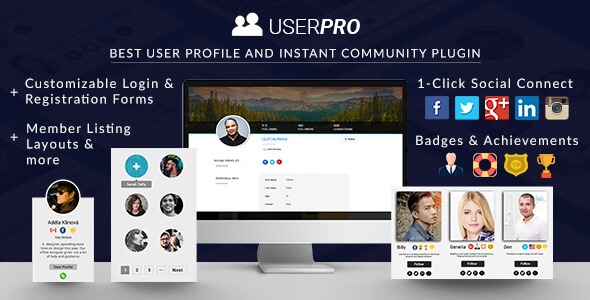 UserPro Community and User Profile WordPress Plugin Free Download