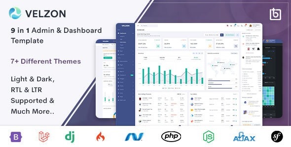 Velzon Nulled Admin & Dashboard Template Free Download