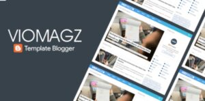 VioMagZ Blogger Template Premium Free Download
