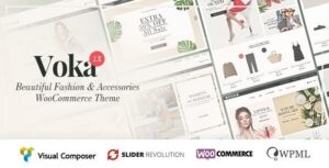 Voka Nulled Fashion Cosmetic & Accessories WooCommerce Theme Free Download