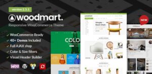 WoodMart Nulled MultiPurpose WooCommerce Theme Free Download