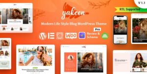 Yakeen Nulled Lifestyle Blog WordPress Theme Free Download