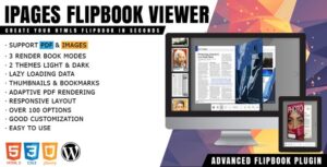 iPages Flipbook For WordPress Nulled Free Download