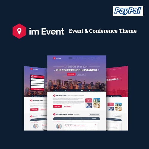 imEvent Event & Conference WordPress Theme Nulled Free Download