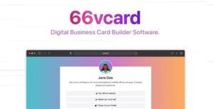 66vcard Nulled Digital Business Card Builder (SAAS) Free Download
