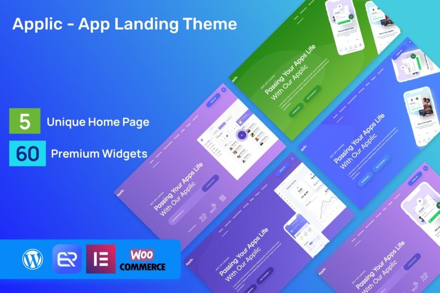 Applic Nulled App Landing WordPress Theme Free Download