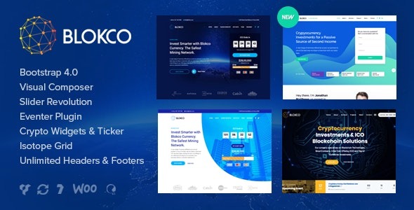 Blokco Nulled Cryptocurrency WordPress Theme Free Download