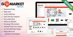 BossThemes GoMarket Supermarket OpenCart Theme Shopping Nulled Free Download
