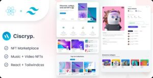 Ciscryp Nulled NFT Marketplace React Template Free Download