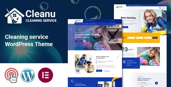 Cleanu Nulled Cleaning Services WordPress Theme Free Download