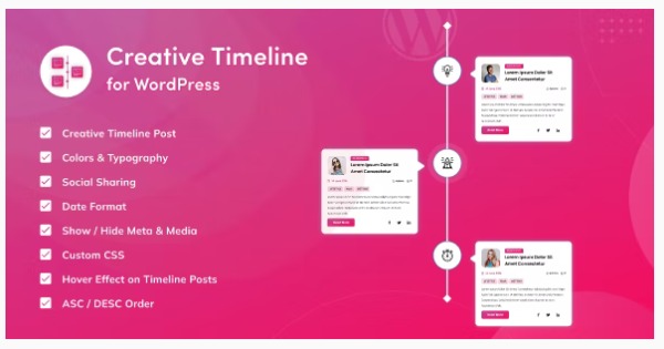 Creative Timeline for WordPress Nulled Free Download