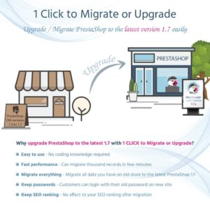 ETS-Shop 1 CLICK to Migrate or Upgrade Module Nulled [v1.6-v1.7] Prestashop Free Download